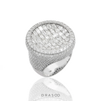 DIAMOND EMERALD CUT RING