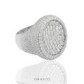 DIAMOND EMERALD CUT RING