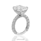 RADIANT CUT ENGAGEMENT RING