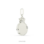 KING STYLE DIAMOND FRAME PENDANT