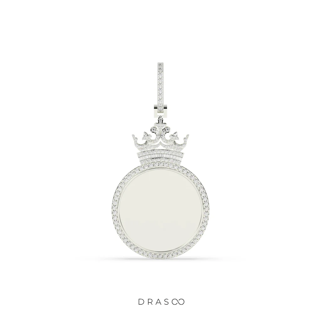 KING STYLE DIAMOND FRAME PENDANT