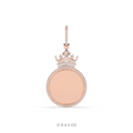 KING STYLE DIAMOND FRAME PENDANT