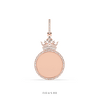 KING STYLE DIAMOND FRAME PENDANT