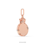 KING STYLE DIAMOND FRAME PENDANT