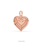 FULL HEART DIAMOND BORDER PENDANT