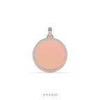 DIAMOND EDGE POLISHED ROUND PENDANT