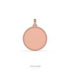 DIAMOND EDGE POLISHED ROUND PENDANT