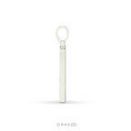 TRIPLE ROW BAGUETTE ROUND PENDANT