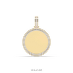 BAGUETTE AND ROUND DIAMOND ICED OUT PICTURE CHARM HIP HOP PENDANT