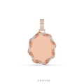 MEDALLION FRAME PICTURE PENDANT