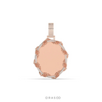 MEDALLION FRAME PICTURE PENDANT