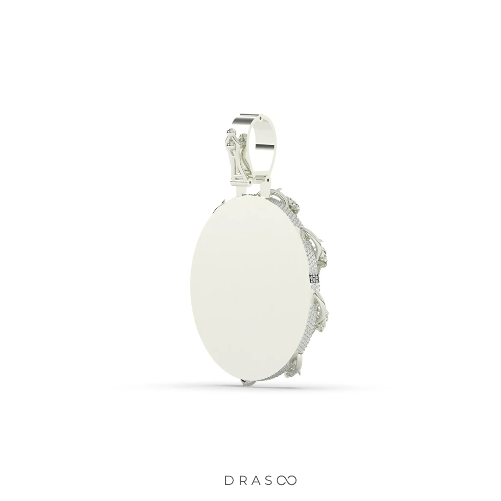 MEDALLION FRAME PICTURE PENDANT