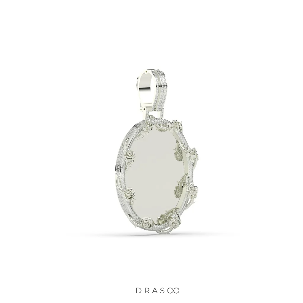 MEDALLION FRAME PICTURE PENDANT