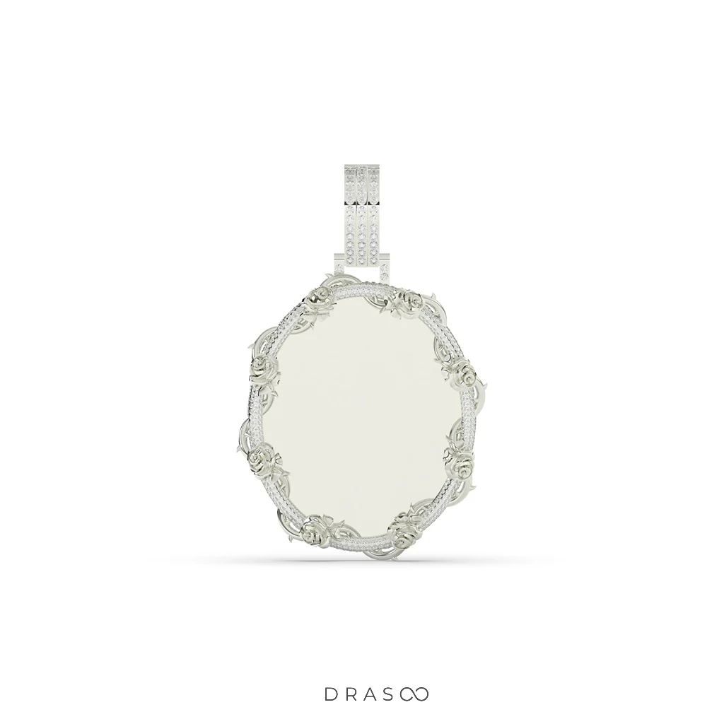 MEDALLION FRAME PICTURE PENDANT