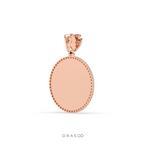 BROKEN HEART DIAMOND FRAME PENDANT