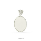 BROKEN HEART DIAMOND FRAME PENDANT