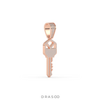 KEY DIAMOND  PENDANT