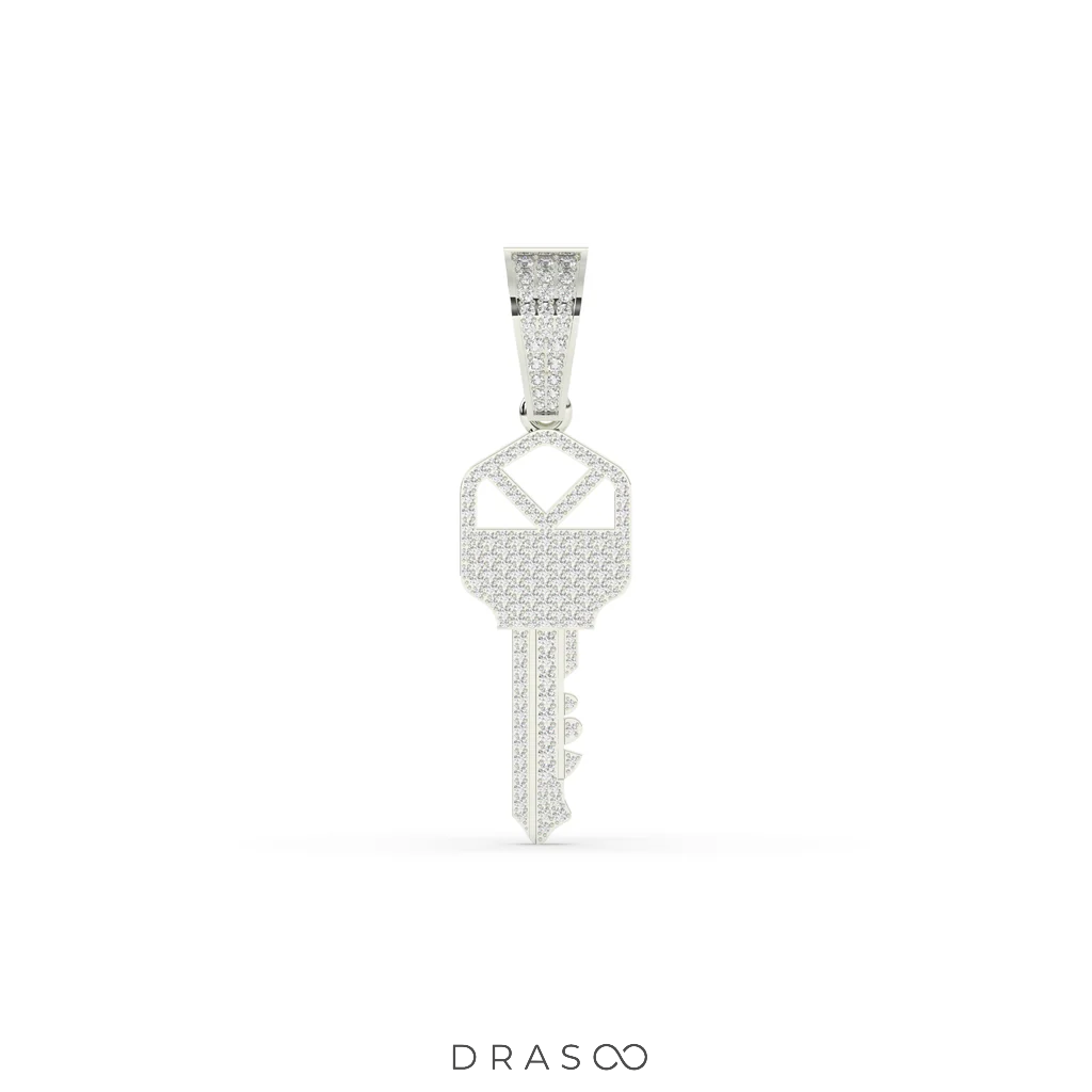 KEY DIAMOND  PENDANT