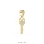 KEY DIAMOND  PENDANT