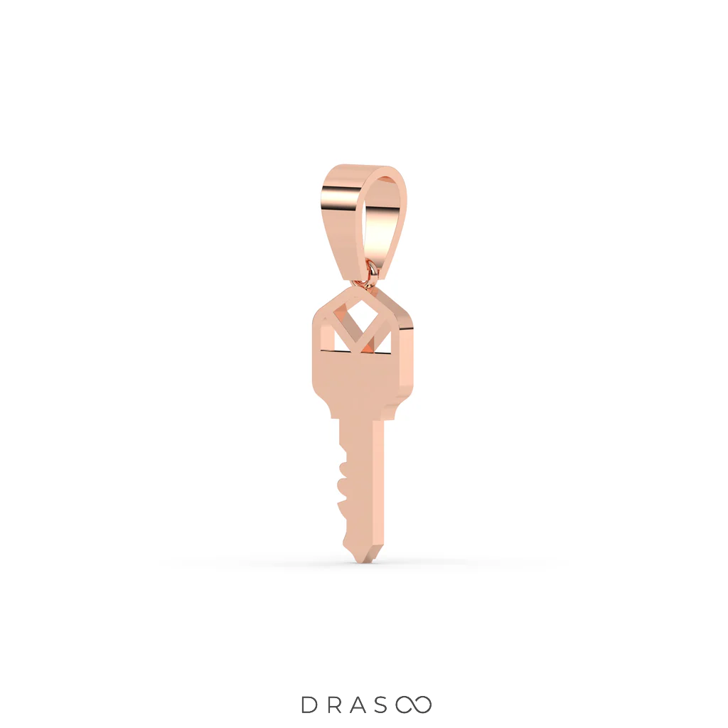 KEY DIAMOND  PENDANT
