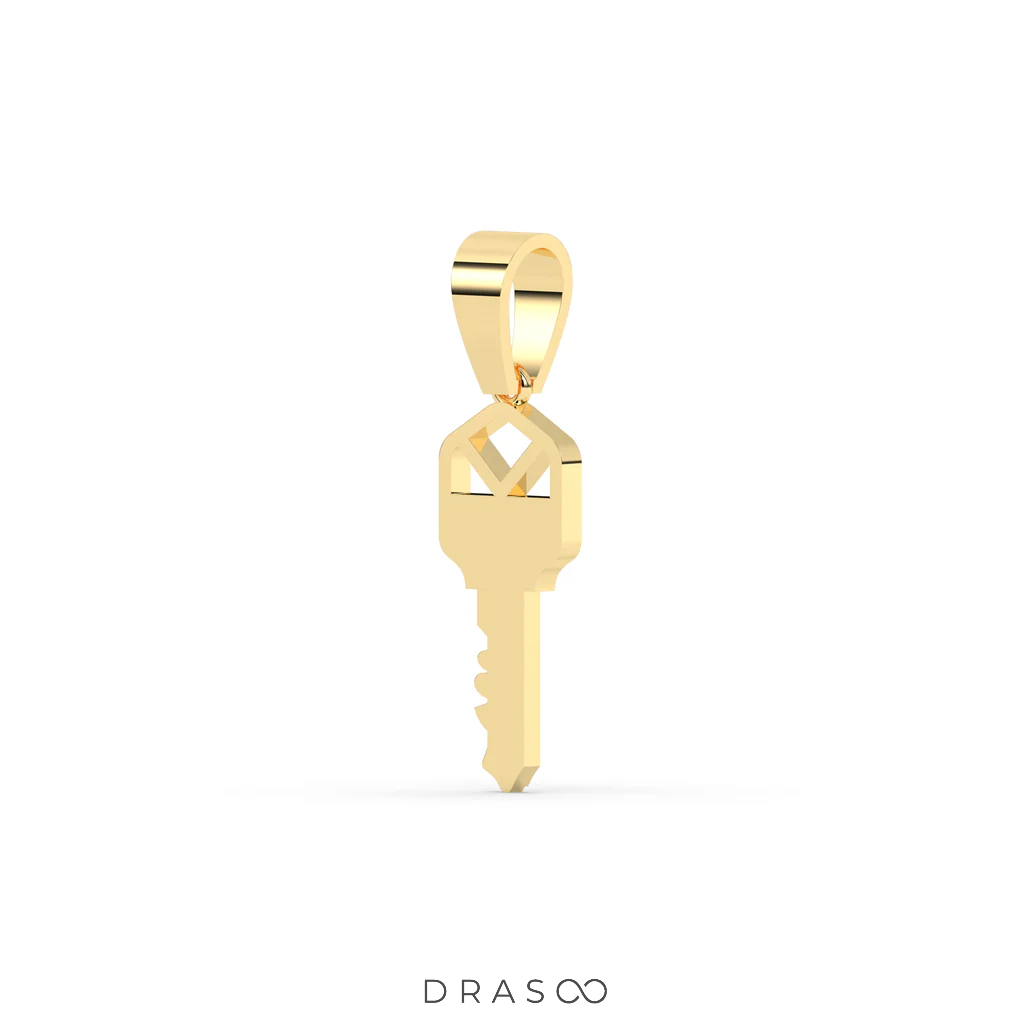 KEY DIAMOND  PENDANT