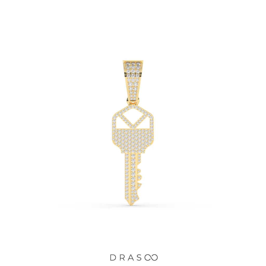 KEY DIAMOND  PENDANT
