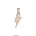ROUND DIAMOND ICED OUT HIP HOP PENDANT