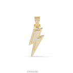 ROUND DIAMOND ICED OUT HIP HOP PENDANT