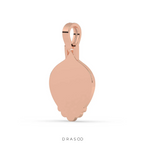 BAGUETTE AND ROUND DIAMOND ICED OUT HIP HOP PENDANT