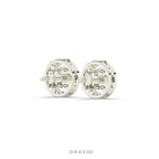 ROYAL GLOW CIRCLE EAR STUDS