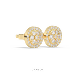 ROYAL GLOW CIRCLE EAR STUDS