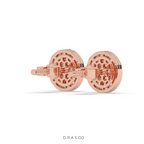 ROYAL GLOW CIRCLE EAR STUDS