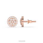 ROYAL GLOW CIRCLE EAR STUDS