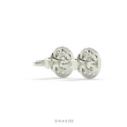 PETAL SHINE DIAMOND STUD EARRINGS