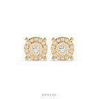 4 DOT FLORAL STUD EARRINGS