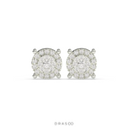 4 DOT FLORAL STUD EARRINGS