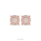 4 DOT FLORAL STUD EARRINGS