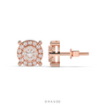 4 DOT FLORAL STUD EARRINGS