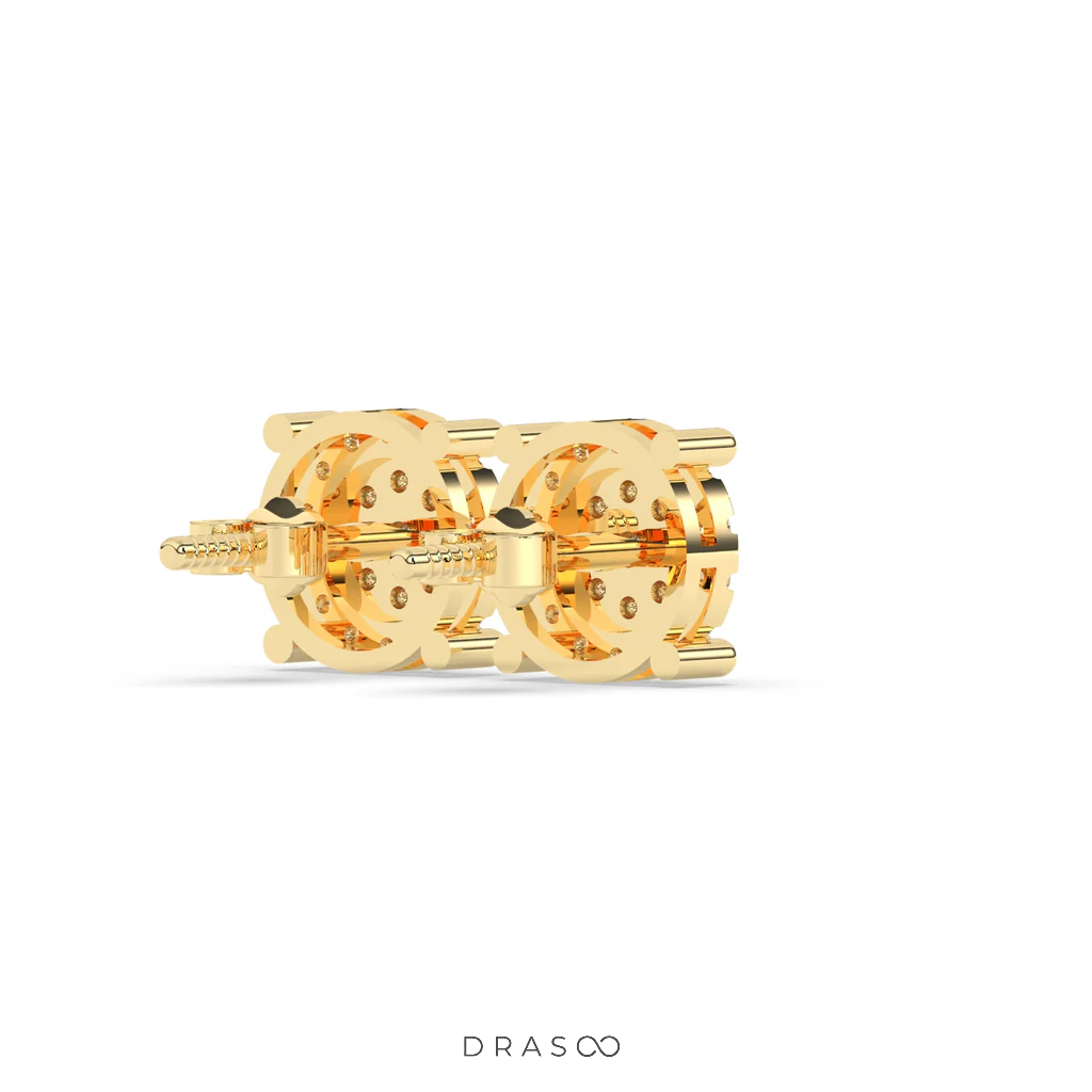 4 DOT FLORAL STUD EARRINGS