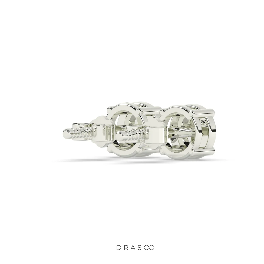 MARQUISE CLUSTER DIAMOND STUD EARRINGS