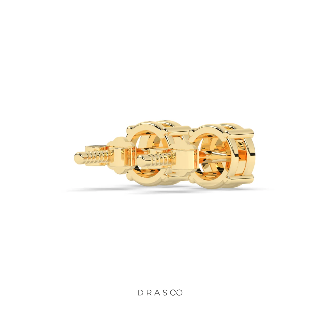 MARQUISE CLUSTER DIAMOND STUD EARRINGS