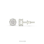 MARQUISE CLUSTER DIAMOND STUD EARRINGS