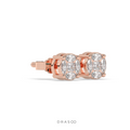 MARQUISE CLUSTER DIAMOND STUD EARRINGS