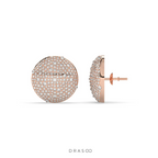 DIAMOND TEXTURE SHINE EAR BUTTONS