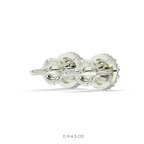 LUXURY SPARKLE DIAMOND BUTTON STUDS