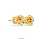 LUXURY SPARKLE DIAMOND BUTTON STUDS