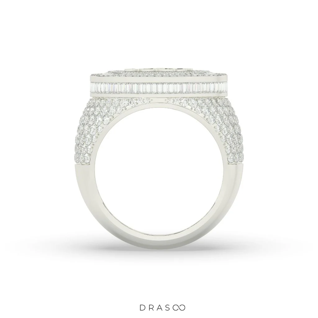 ALLAH SCRIPT FAITH DIAMOND RING