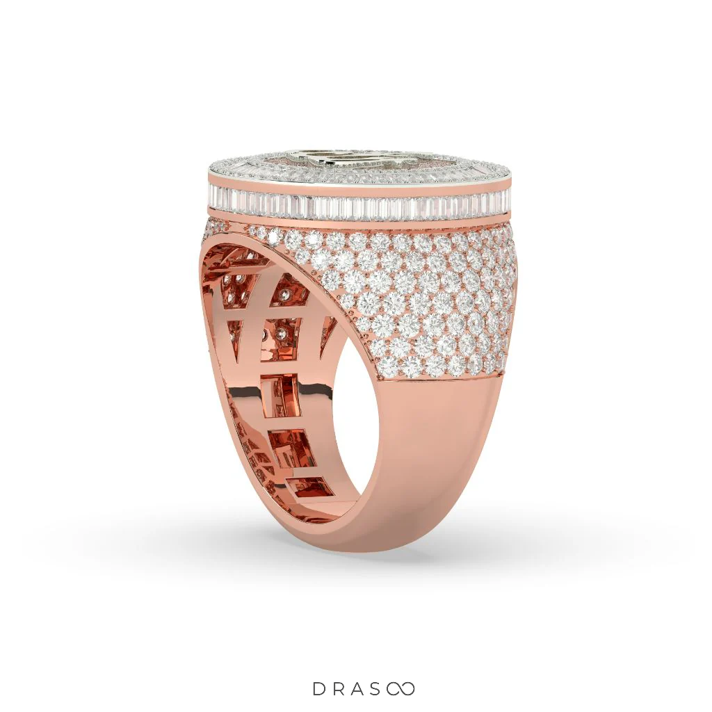 ALLAH SCRIPT FAITH DIAMOND RING