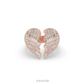BROKEN HEART DIAMOND STATEMENT RING