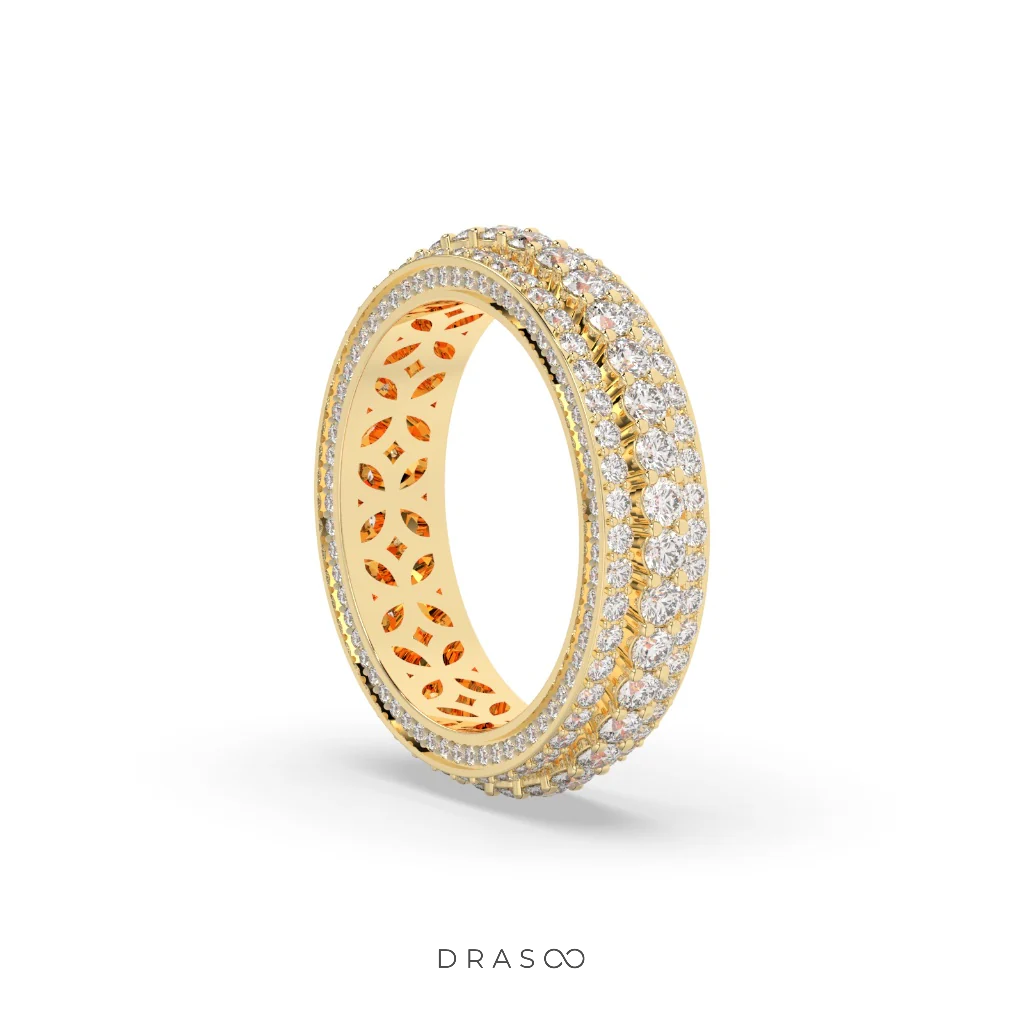 CLASSIC DIAMOND ETERNITY GOLD BAND